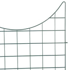 Set di Recinzione per Stagno 8 pezzi Verde 50 x 80 cm Acciaio