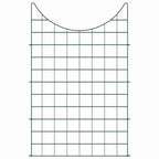 Set di Recinzione per Stagno 8 pezzi Verde 50 x 80 cm Acciaio