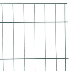 Set di Recinzione per Stagno 8 pezzi Verde 50 x 80 cm Acciaio