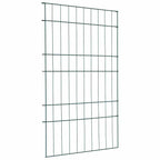 Set di Recinzione per Stagno 8 pezzi Verde 50 x 80 cm Acciaio