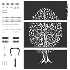 Cancello da giardino con blocco nero 85 x 150 cm