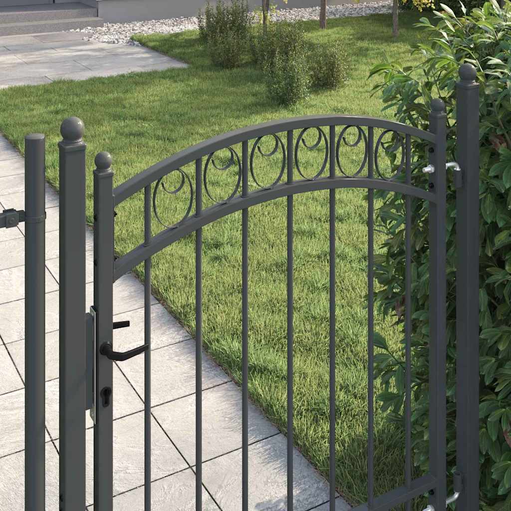 Cancello per recinzione EMMEN 150 x 100 cm in acciaio verniciato