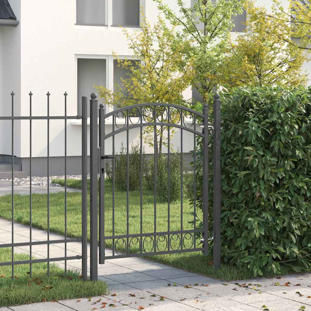 Cancello per recinzione EMMEN 150 x 100 cm in acciaio verniciato