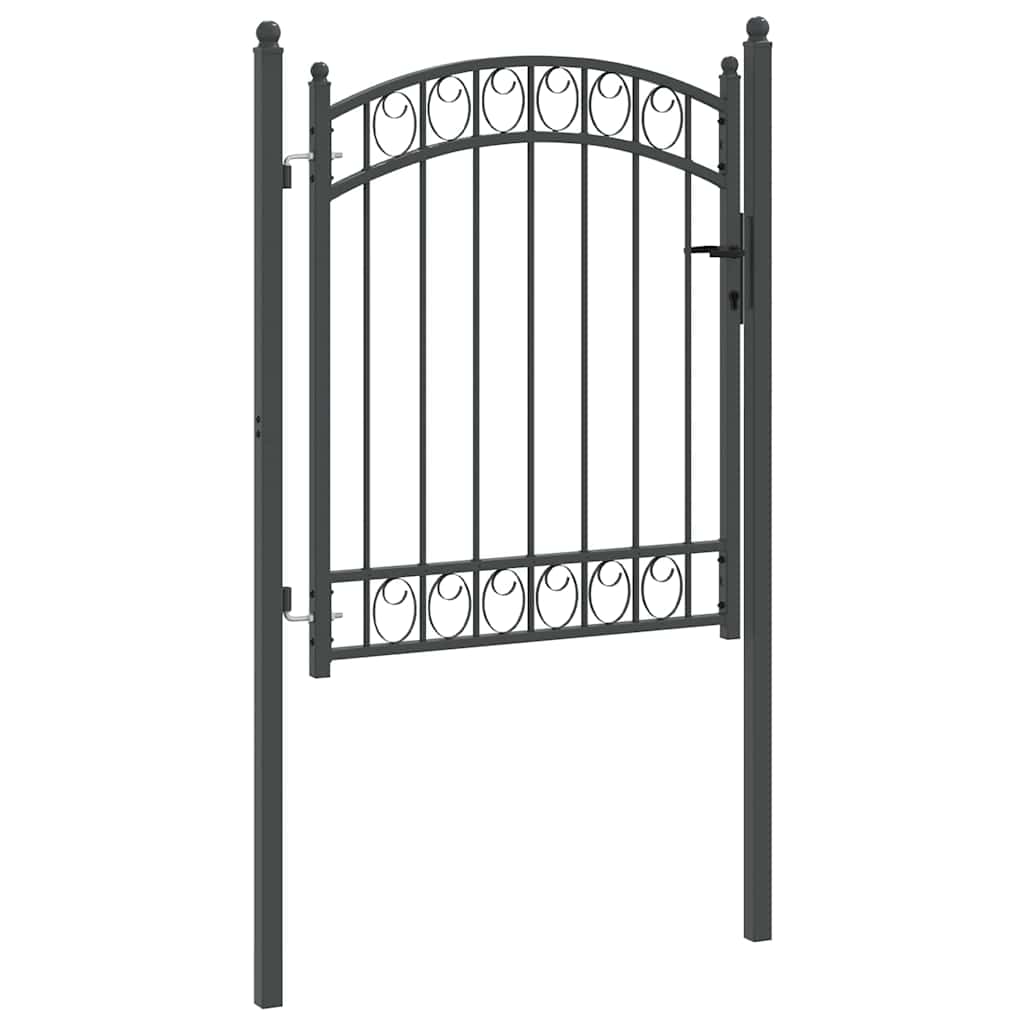Cancello per recinzione EMMEN 150 x 100 cm in acciaio verniciato
