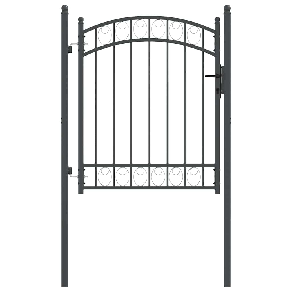 Cancello per recinzione EMMEN 150 x 100 cm in acciaio verniciato