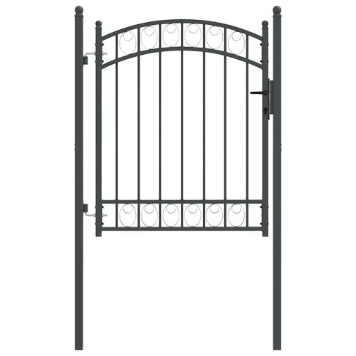 Cancello per recinzione EMMEN 150 x 100 cm in acciaio verniciato