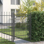 Cancello per recinzione EMMEN 170 x 100 cm in acciaio verniciato