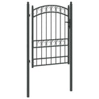 Cancello per recinzione EMMEN 170 x 100 cm in acciaio verniciato