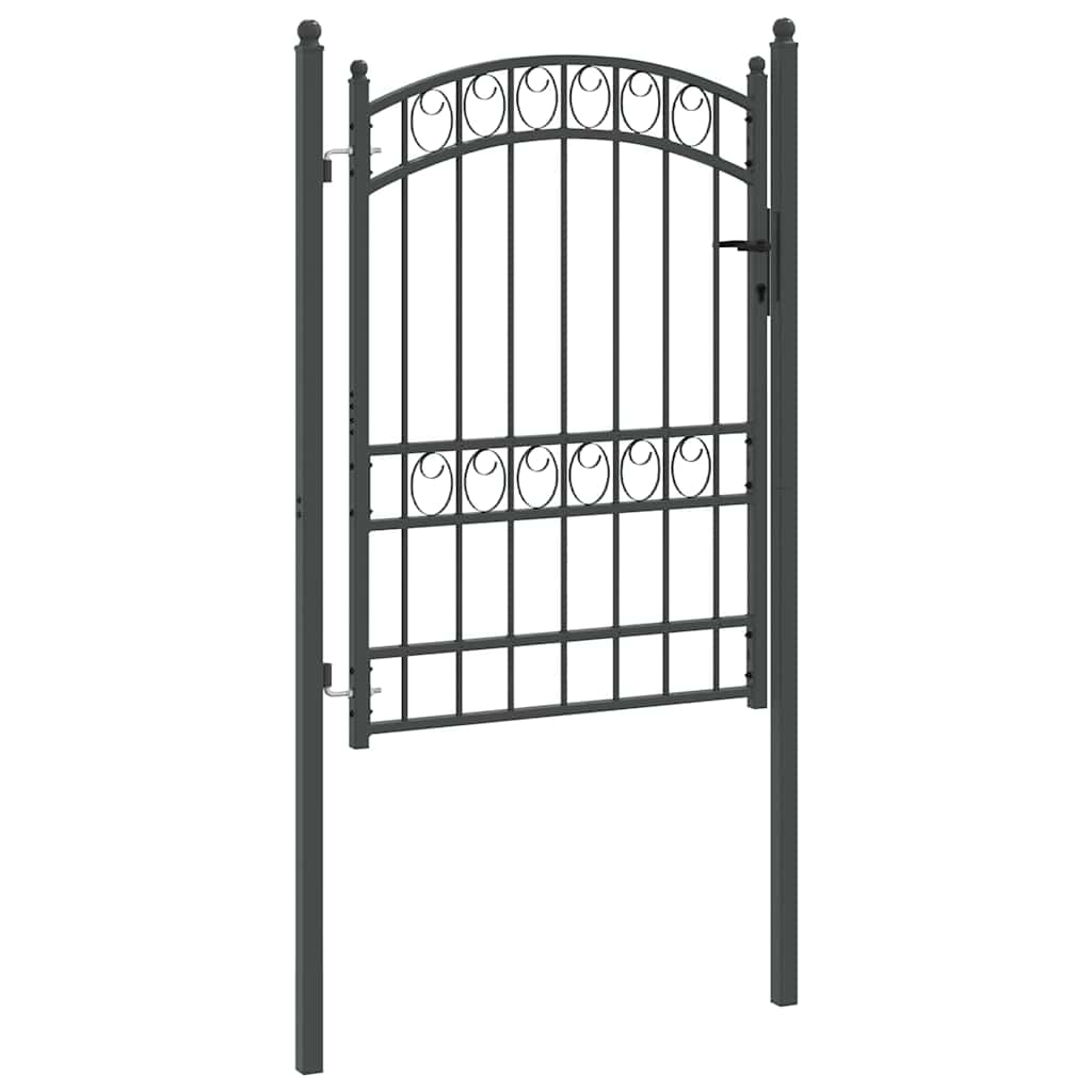 Cancello per recinzione EMMEN 170 x 100 cm in acciaio verniciato