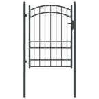 Cancello per recinzione EMMEN 170 x 100 cm in acciaio verniciato