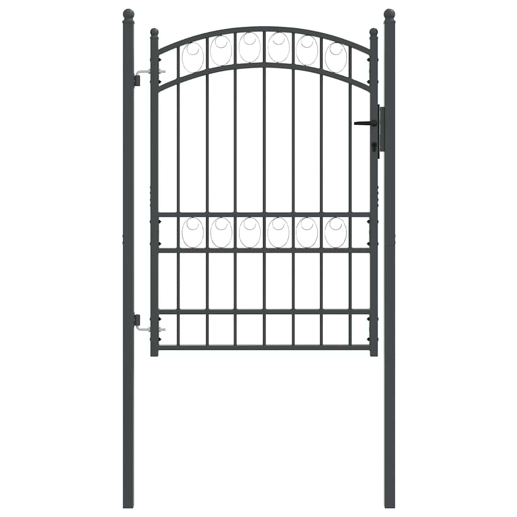 Cancello per recinzione EMMEN 170 x 100 cm in acciaio verniciato