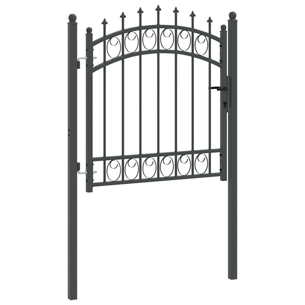 Cancello della recinzione EMMEN con punte 100 x 100 cm