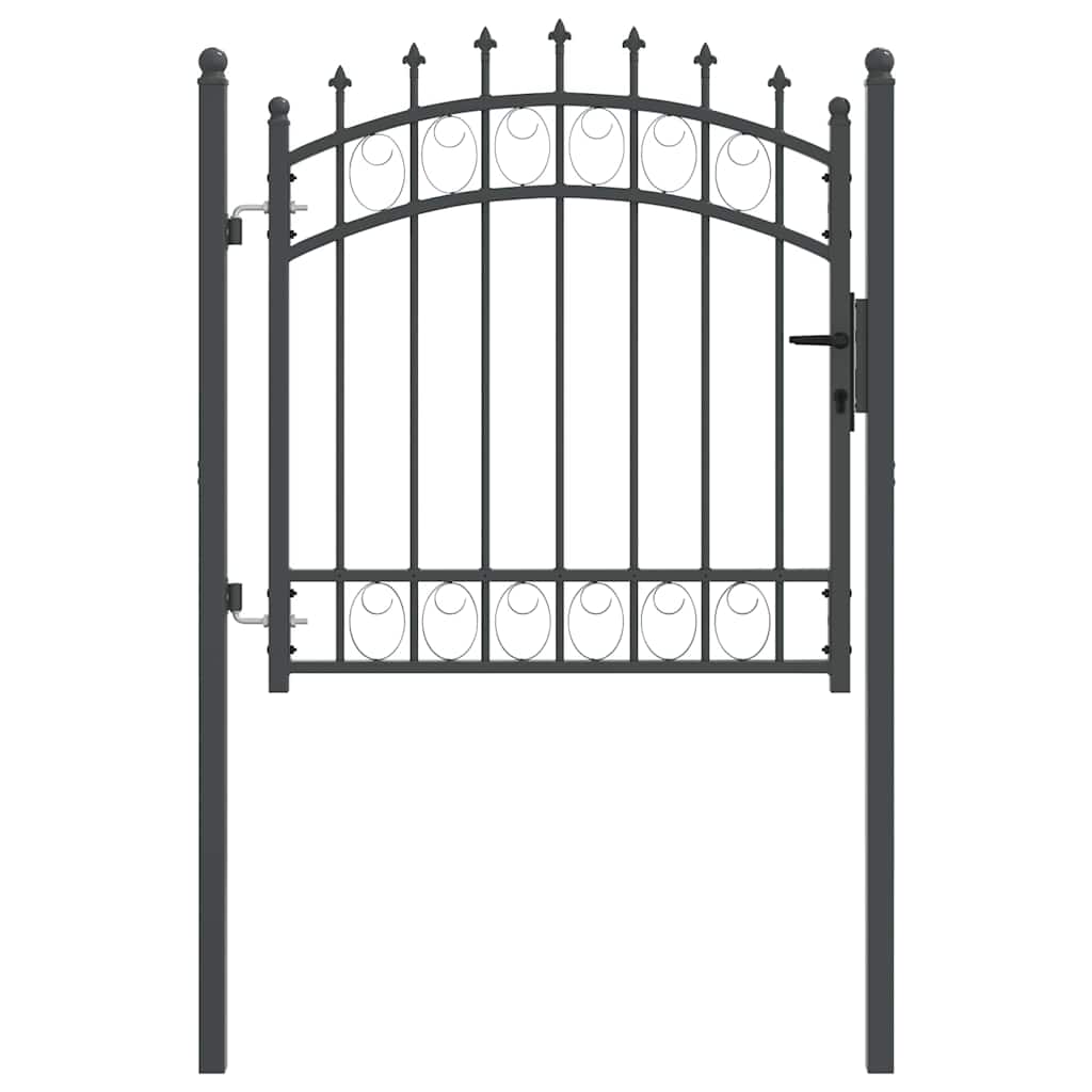 Cancello della recinzione EMMEN con punte 100 x 100 cm