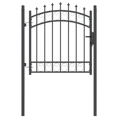 Cancello della recinzione EMMEN con punte 100 x 100 cm