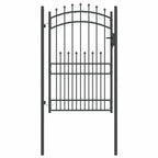 Cancello della recinzione con punte EMMEN 200 x 100 cm