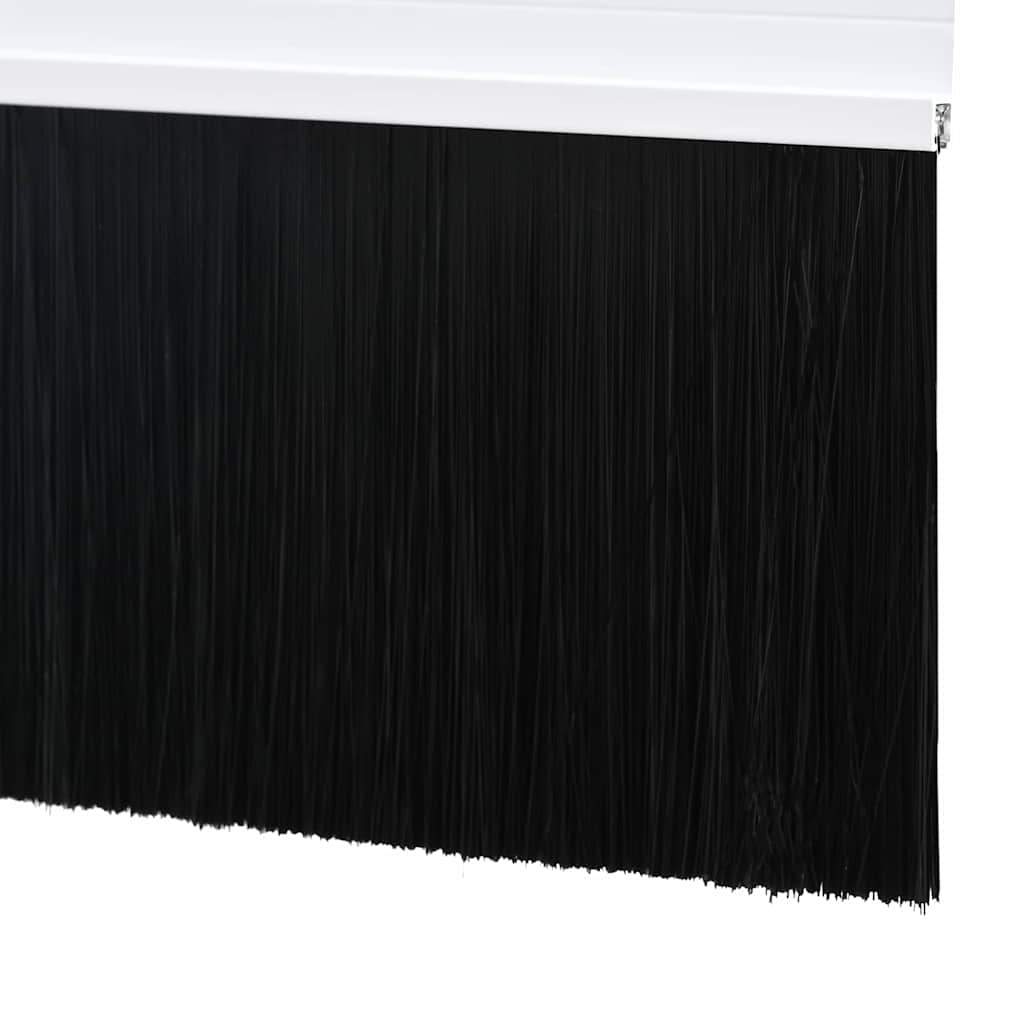Spazzole per porte a vite 6 pezzi Bianco 100 cm Lega di alluminio