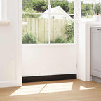 Guarnizione a spazzola per porta a vite 100 cm bianco - Set 12 pezzi