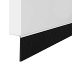 Spazzole per porte a vite 6 pz Bianco 100 cm Lega di alluminio