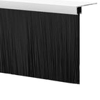 Spazzole per porte a vite 12 pezzi Bianco 100 cm