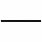 Spazzole per porte autoadesive 12 pz Nero 100 cm