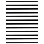 Spazzole per porte autoadesive 12 pz Nero 100 cm