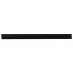 Guarnizioni a spazzola per porte autoadesive 100 cm nero - Set 12 pezzi