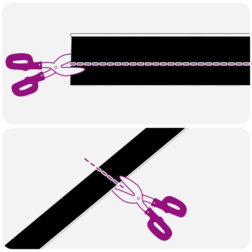 Guarnizioni a spazzola adesive per porte 100 cm nero (6 pezzi)
