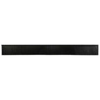 Guarnizioni a spazzola autoadesive per porte in alluminio 100 cm Nero - 6 pezzi