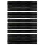 Spazzole per porte a vite 12 pz Nero 100 cm Lega di alluminio
