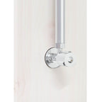 Doccia da esterno 206 cm Legno massello di pino e acciaio inox
