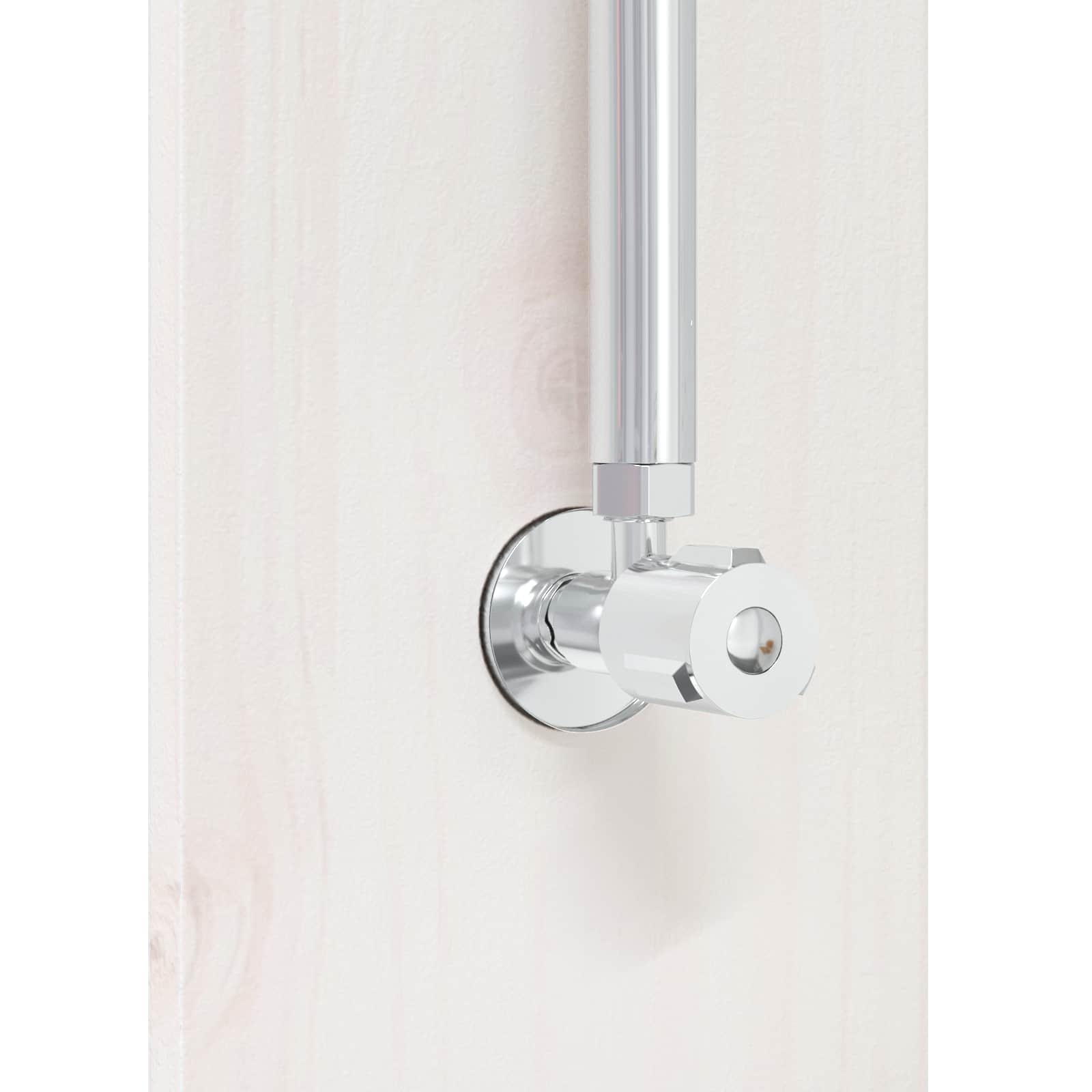 Doccia da esterno 206 cm Legno massello di pino e acciaio inox