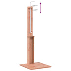 Doccia da esterno 206 cm in legno di douglas e acciaio inox