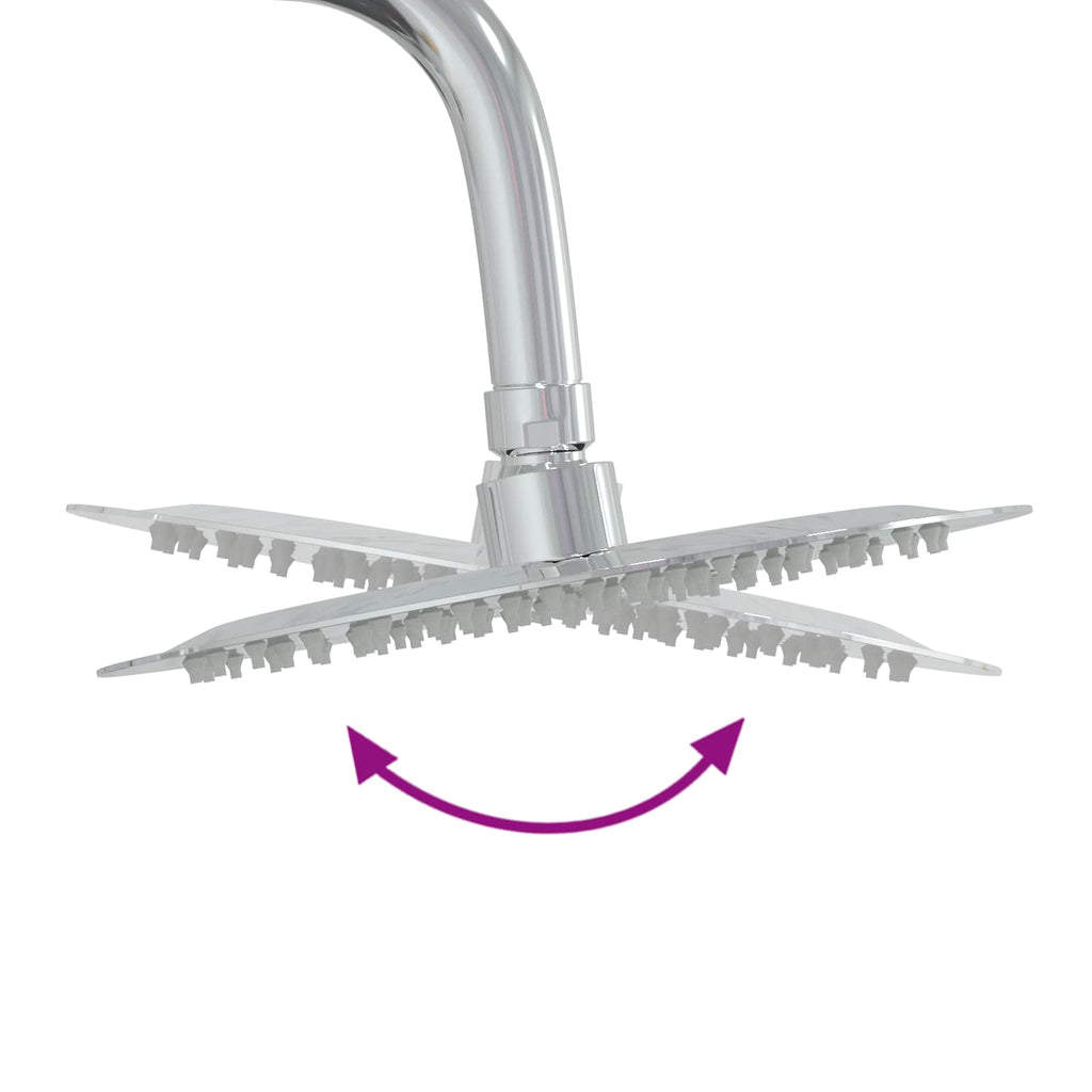Doccia da esterno 206 cm in legno di douglas e acciaio inox