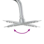 Doccia da esterno 206 cm in legno di douglas e acciaio inox