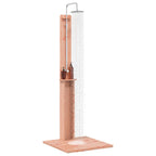 Doccia da esterno 206 cm in legno di douglas e acciaio inox
