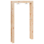 Doccia da esterno 226 cm in legno massello di pino e acciaio inox