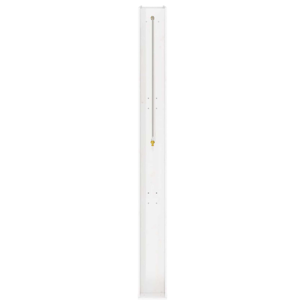 Doccia da esterno 226 cm Legno massello di pino e acciaio inox