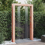 Doccia da esterno 226 cm legno di douglas e acciaio inossidabile