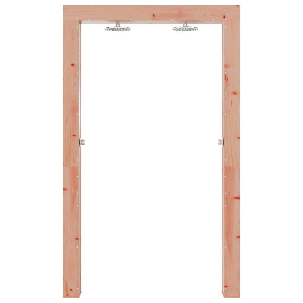 Doccia da esterno 226 cm legno di douglas e acciaio inossidabile