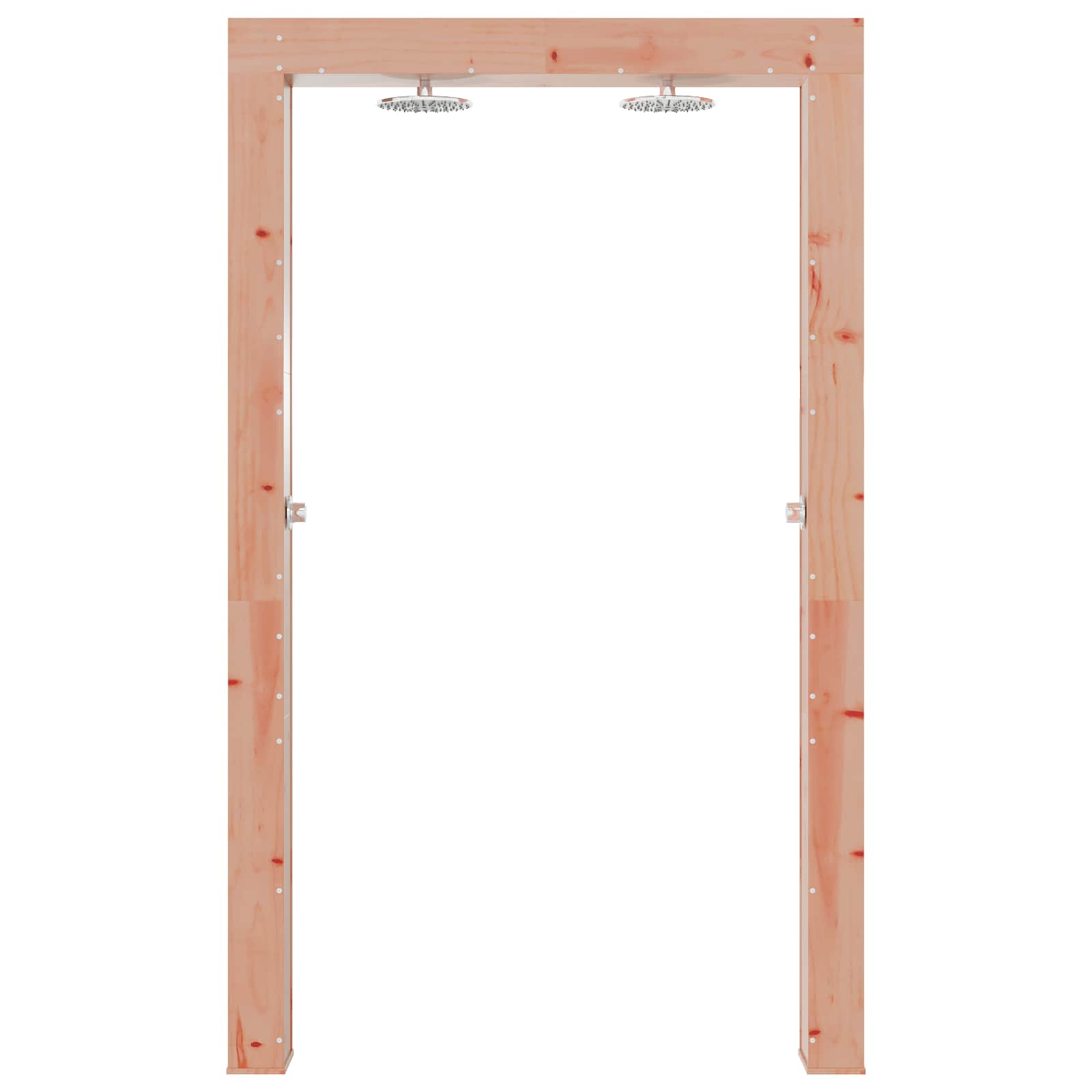 Doccia da esterno 226 cm legno di douglas e acciaio inossidabile