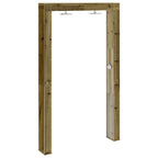 Doccia da esterno 226 cm in legno di pino e acciaio inossidabile