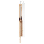 Doccia da esterno 246 cm legno massello di pino e acciaio inox