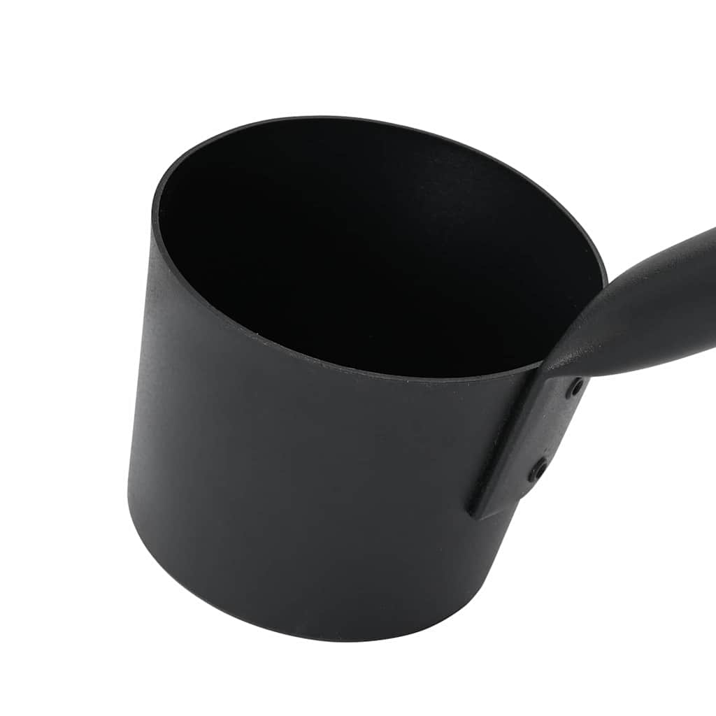 Set di Accessori per Sauna 2 pcs Nero - Alluminio e Legno di Pino