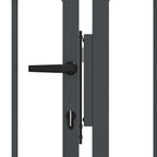 Cancello con Punta a Lancia KAMPEN 305 x 100 cm Acciaio Grigio