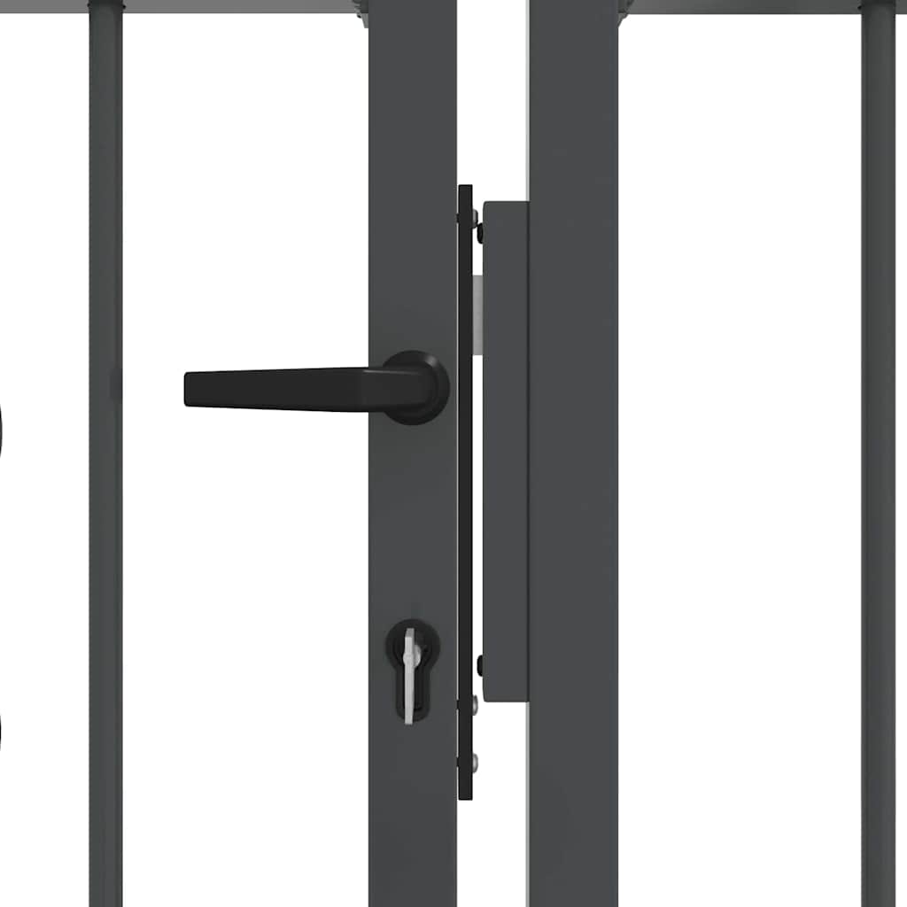 Cancello con Punta a Lancia KAMPEN 404 x 100 cm Acciaio Grigio