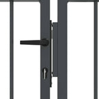 Cancello con Punta a Lancia KAMPEN 404 x 175 cm Acciaio Grigio