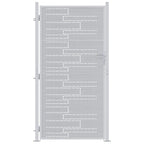 Cancello da giardino in acciaio inossidabile 85 x 174 cm