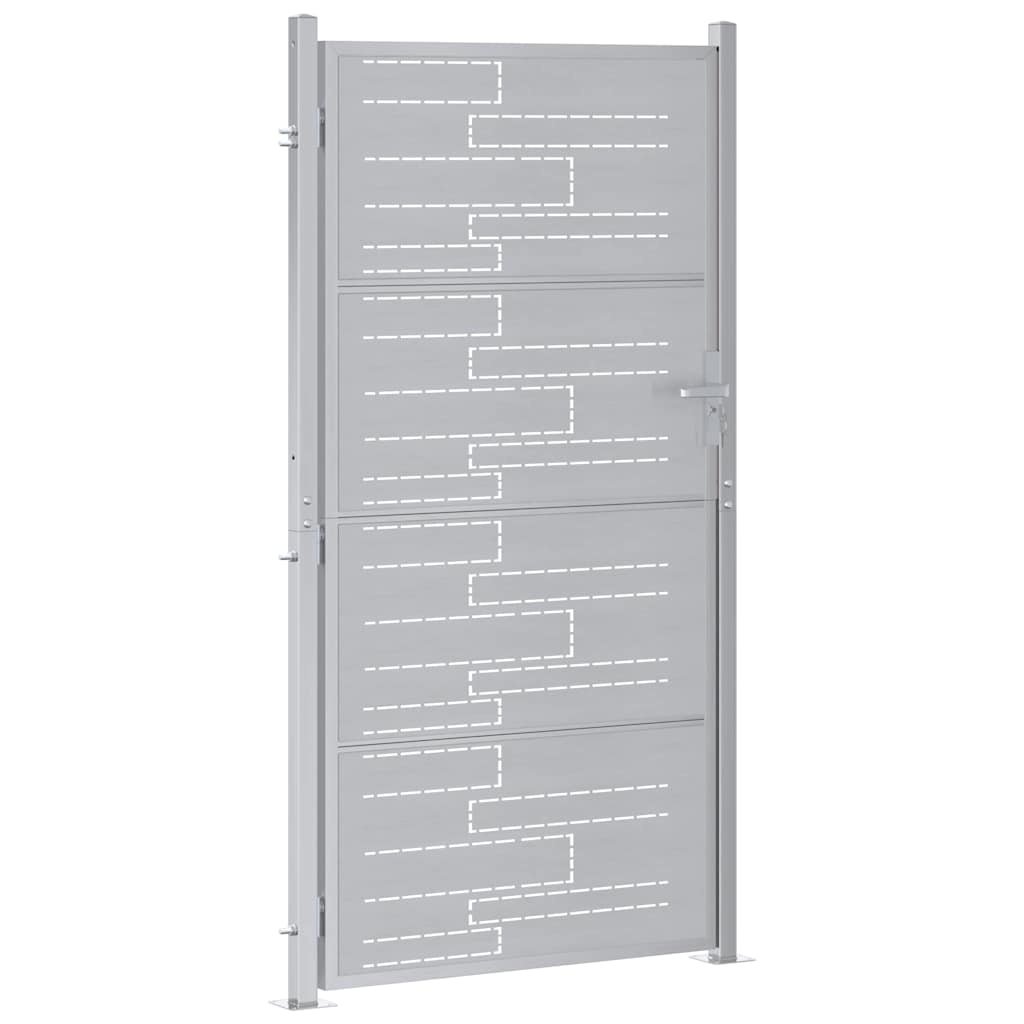 Cancello da giardino in acciaio inossidabile 85 x 174 cm