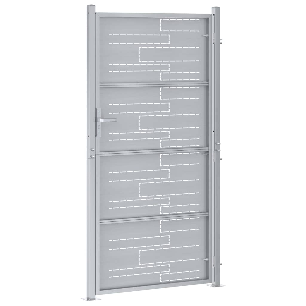 Cancello da giardino in acciaio inossidabile 85 x 174 cm