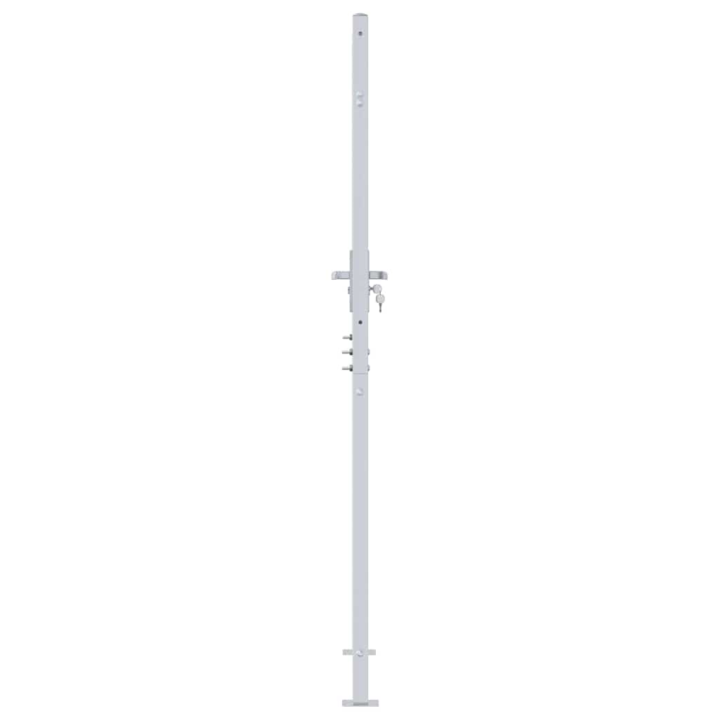 Cancello da giardino in acciaio inossidabile 85 x 174 cm
